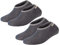 TippTexx 24 2 Paar Stiefelsocken(39/40, Grau mit Wolle - 2 Paar)