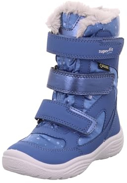 Superfit Crystal warm gefütterte Gore-Tex Schneestiefel, BLAU/HELLGRAU 8010, 27 EU