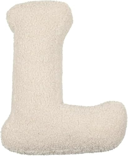 Cuscini Lettera Personalizzati con Testo e Nome, Morbidi Cuscini di Peluche a Forma di Lettera Iniziale dalla A alla Z in Velluto, Regalo Compleanno Unico per Divano(L)