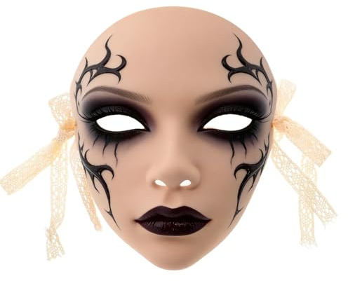 Kvinnlig - Helmask I Retro Kinesisk Stil - 15,2x18,4 Cm ABS Handmålad Skönhetsmask, 0,2 Cm Tjock | DIY Cosplay-tillbehör För Scenuppträdande Drama Dans Party Dekoration
