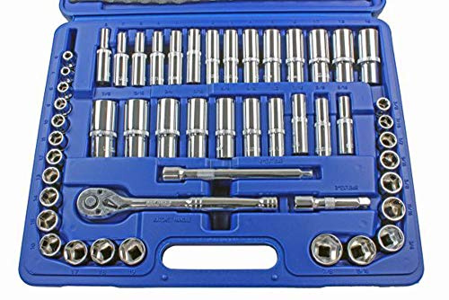 US Pro Jeu de Douilles 3/8 Dr Metric / AF Peu Profond et de Profondeur, 50 Pièces B1370