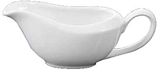 Wilmax WL-996014/A - Salsera de porcelana, color blanco, capacidad de 100 mL