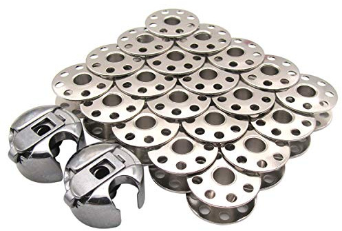 ckpsms Marca -#BC-DB1-NBL 2PCS+B9117-012-000W 20PCS Macchina per Cucire Industriale 20 Bobina 2 Cassa della Bobina Compatibile con JUKI Marca DDL5550/8500/8700 & Brother Marca Macchina ad ago Singolo