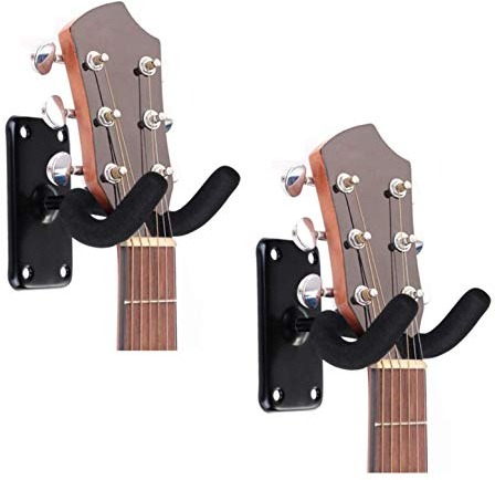 4boarder® GUITARy 2x Gitarrenhalter Skateboardhalterung Longboard Gitarrenwandhalterung Wand-Halterung Wand-Halter E-Gitarre Akustikgitarre Ukulele Geige Violine Surfskate