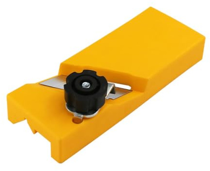 EsportsMJJ Cortador de corte de chaflán de 45 grados, herramienta de cepilladora de tabla de carpintería, cuchillo de madera manual, hoja de cepillado de bordes de desbarbado inferior de carpintero,