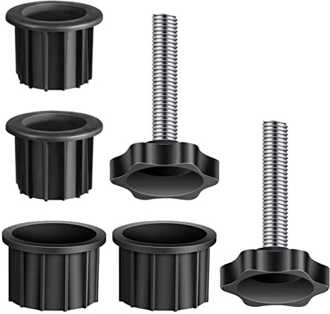 Rechange pour Pied Parasol Standard | Accessoires Parasol, Remplacement Pièces Base Parasol, Socle en Granit avec Bague Réduction Diamètre Intérieur, Inserts Réducteurs pour Pied Parasol Granit