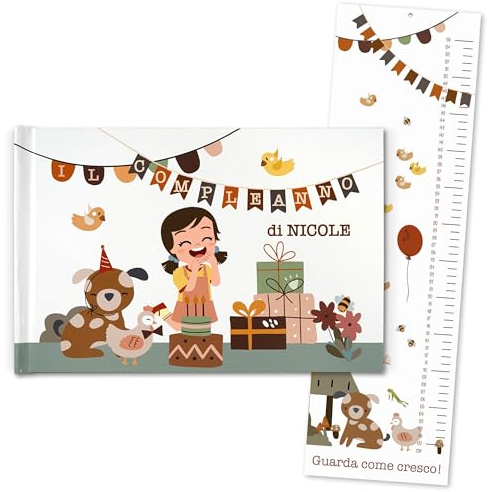 Fiaba personalizzata bambini, libro personalizzato bambini, libro di compleanno personalizzato, regalo di compleanno, libro fiaba personalizzata con nome