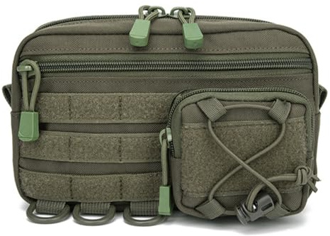 Borsa Tattica per Pronto Soccorso, Marsupio tattico Molle con Tasche Multiple, Borse di Primo Soccors Portaoggetti per Escursionismo Campeggio Pesca e Viaggio, Strumenti Borsa per Attività Aperta