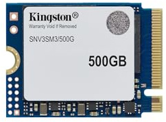 Kingston NV3 NVMe PCIe 4.0 Internal SSD 500GB M.2 2230-SNV3SM3/500G