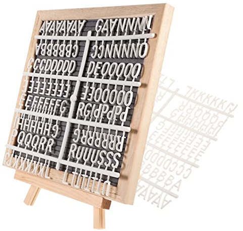 Uonlytech Tablero de Letras de Fieltro DIY Decoración para Shower y Bodas con Letras de Fieltro para Mensajes Personalizados el Hogar