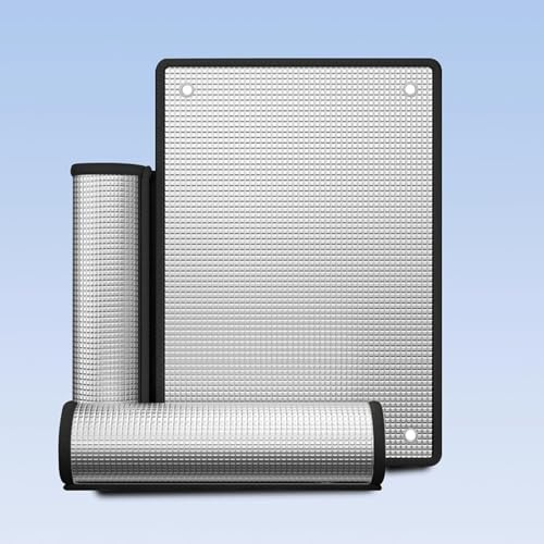 Película para Ventana con Protección UV Opaca Reflectante con Control de Calor,Película de Protección Solar de Privacidad,Lámina Aislante de Aluminio de 9mm,para Oficina,Cocina (65x150cm/26 x59)