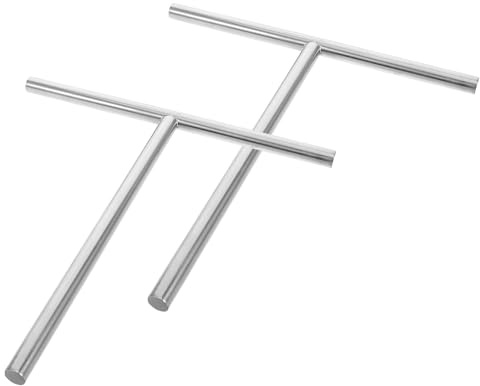 TOGEVAL 2pezzi Spatola in Acciaio Inox per Crepes Paletta per Spalmare la Pastella Utensile per Pancake e Cottura Kit da Cucina per Stendere la Crepe Raschietto per Uso Domestico