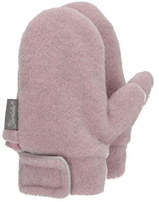 Sterntaler Fäustling mit Daumen, aus Microfleece mit Klettverschluss, gefüttert - Mädchen Accessoires für Babys & Kleinkinder - weich, warm und bequem, langlebig - rosa melange, Gr. 2