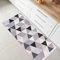 Fashion4Home Teppich Läufer - Tepiche für Wohnzimmer, Schlafzimmer, Küche, Kinderzimmer, Badezimmer - Boho Kelim - Läufer Flur, Karo-Grau, Größe: 60x180 cm