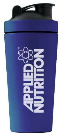 Applied Nutrition Metal Protein Shaker - Sports Supplements Stainless Steel Shaker, Metal Shaker Bottle, Durable & Lightweight (750ml)