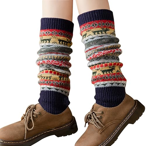 Beinstulpen Für Damen,Gestrickte Beinlinge Für Den Winter,Lange Gestrickt Beinwärmer,Leg Warmers Ballet,Beinwärmer, Knöchelwärmer Für Ballett, Fitness, Yoga,Maskerade,Damen Und Mädchen, (C)