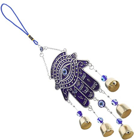 VINTORKY Éolien Décoratif avec Œil Cloche à Vent Palmier pour Balcon Jardin Et Décoration pour Et