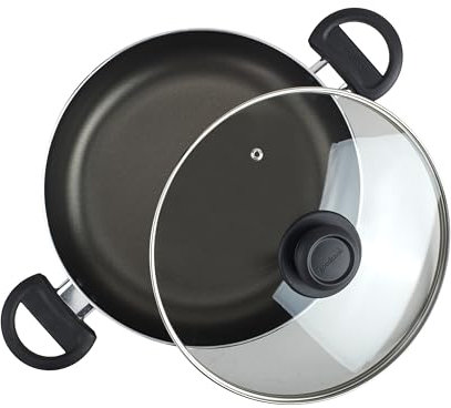 GoodCook Everyday One Pot Mahlzeit mit Deckel, 26 cm, Schwarz