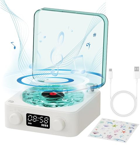 Tourne-Disque – Tourne-Disque Intelligent The Waves, Tourne-Disque Unique, Tourne-Disque bluetoth, décoration d'intérieur | Tourne-Disque Portable, Tourne-Disque Vintage pour disques, Divertissement,