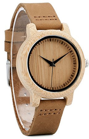 GUANKE Relogio Masculino Watch Man Woman Wood Quartz Analog Wristwatches Bamboo Wooden Causal Unisex Clock Custom Gift for Him Her