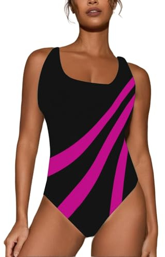 Maillot De Bain Femme Maillot De Bain Grande Taille Vêtements 1 Pièce Shorty Piscine Tankini Robe Bandeau 2 Pièces Ventre Plat Personnalisable Vintage Maxi Push Up Rembourré Relaxation Haut Noir