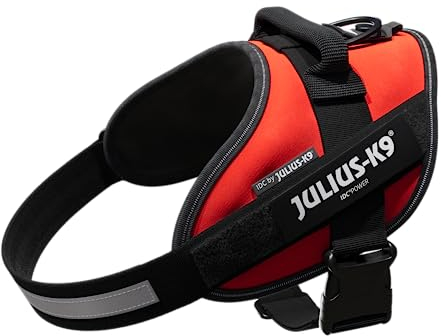 Julius K9 16IDC-R-0 IDC-Powergeschirr mit Logofeld, Gr. 0, rot