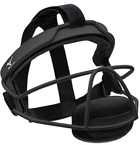 Mizuno Fielders Mask, Black, Mizuno Wire Fastpitch Softball Fielder'S Mask L/Xl