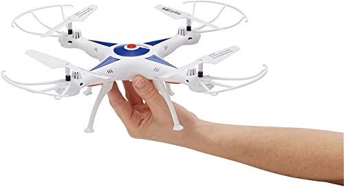 Revell Control Quadrocopter Go! Stunt, 6-Axis-Gyro, Geschwindigkeitsstufen und Flip-Funktion, Headless-Mode, Großer wiederaufladbarer LiPo-Akku, Inklusive USB-Ladegerät, Präzise Fernsteuerung