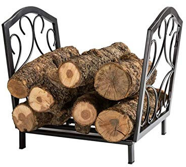 YUSHRO Legna da Ardere Log Rack, retrò Stile Europeo Legna Supporto di Stoccaggio Ferro Accessori per Caminetti Robusto Legna da Ardere Portalegna Cestini Portalegna