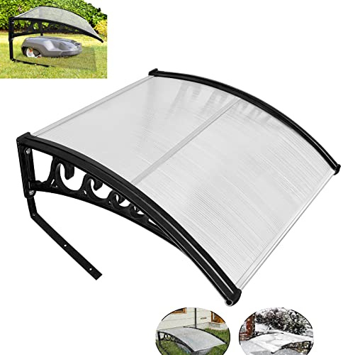 ACXIN Garage tak, carport för robotgräsklippare, 103 x 77 x 45,5 cm, garagetak, carport, skyddande skydd mot regn, hagel och UV-strålar, yttertak