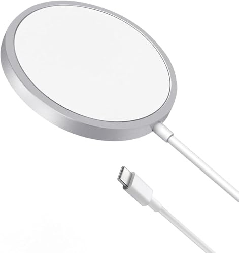 PhoneThrone Magnetico Caricatore Wireless per iPhone, 15W Rapida Ricarica Senza Fili Compatibile con iPhone 17 16 15 14 13 12 Pro Max Mini Series, Caricabatterie a induzione Wireless Charger