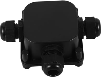 Uonlytech Scatola Di Giunzione Per Installazione Esterna Scatola Elettrica Resistente Per Collegamenti Sicuri Giardino e All Aperto Confezione