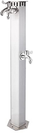 Robinets d'extérieur, Colonne d'eau de Jardin extérieure en Acier Inoxydable, Fontaine de Colonne de Jardin multifonctionnelle pour Cour de Maison, Colonne de Robinet résistante aux intempér