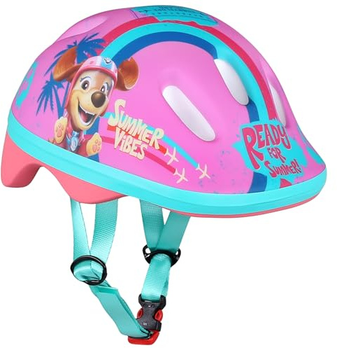 Paw Patrol Skye Liberty Casque de vélo pour Enfants, Filles, Rose, réglable 44-48 cm (Rose)