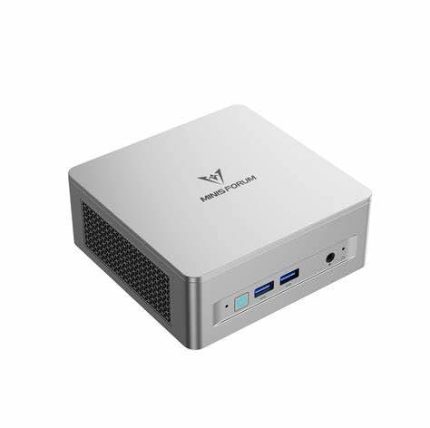 MINISFORUM UM750L Slim Mini PC,AMD Ryzen 5 7545U Mini Computer (6C/12T, hasta 4,9 GHz), 16 GB LPDDR5 y 1 TB SSD PCIe 4.0, DP/HDMI/USB4, 4 x USB Tipo A, 2.5G LAN, WIFI6E/BT5.2