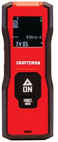 CRAFTSMAN Distance Meter/Laser Measure Tool, 65-Foot Range (CMHT77638)