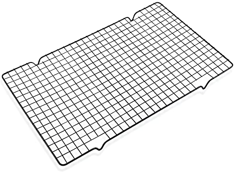 Galileo 5910648 Griglia Antiaderente di Raffreddamento per Dolci, Utilizzabili Anche in Forno 41x26 cm, SìChef, Acciaio