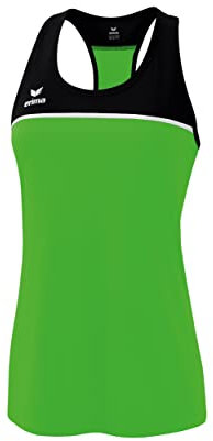 Erima Damen Change by leichtes Tanktop (1082303), Green/schwarz/weiß, 36
