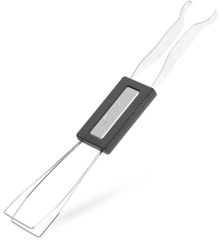 HOMOBABE Extracteur De Clé Clavier Mécanique 2-en-1 Métal Solide Usage Multiple Outil Bricolage pour Gamers Et Technophiles Surface Argentée