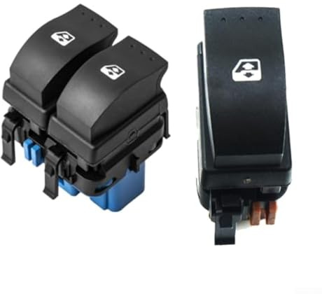 Besttoolifes Alzacristallo Interruttore Per Renault Master II Trafic II Per Opel Vivaro Pannello Pulsante di Controllo di Potenza Per 2540000QAB 8200057321 8200107772