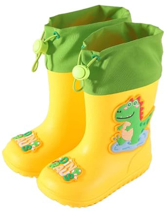2026 - Botas de nieve para mujer, antideslizantes, cómodas, para jugar al aire libre, para bebés y niñas, Amarillo, 28.5 EU