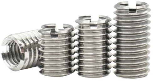 Tuercas adaptadoras de rosca autorroscante interior y exterior de acero inoxidable 304 con casquillo convertidor(10mm,M4-M10 (5pcs))