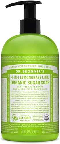 Dr Bronner's 710 ml Organic Liquid Lemongrass Hand Soap