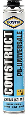 Bostik Schiuma Construct PU Poliuretano espanso per pistola, 750ml