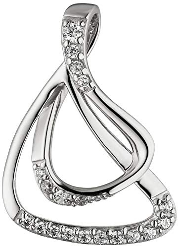 Jobo Damen-Anhänger aus 925 Sterling Silber mit 20 Zirkonia