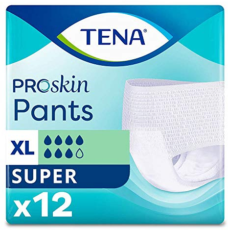 Tena Proskin Unterwäsche, Super, Größe XL, 12 Stück