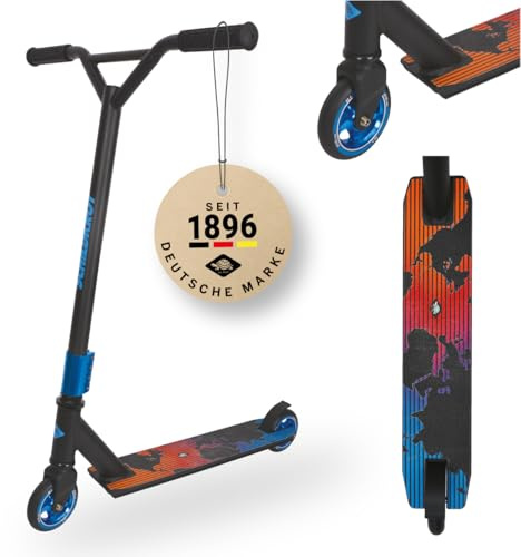 Schildkröt Stunt Scooter Untwist - Stuntscooter mit Alu Deck, 100 mm PU Räder, ABEC7 Kugellager, 360 Grad Lenker, max Belastung 80 kg