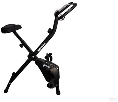 X-Bike EVO Cyclette Pieghevole Salvaspazio con 8 Livelli di Resistenza Magnetica FD Sport | Bici Fitness Verticale con Console LCD per Cardio e Allenamento a Casa | Ideale per Principianti