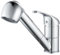 NewEast Kitchen Tap with Spray, Pull Out Kitchen Monobloc Mixer Tap Chrome, Single Lever Kitchen Sink Tap 1 Hole