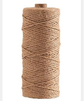 Corde en sisal La cordeline Ficelle Jute Naturel 6mm X 60m de Jute Décoration,Cordelette Scratch Pilier,pour Le Jardinage, Bricolage,Mariage, Maison, décoration, Jardin
